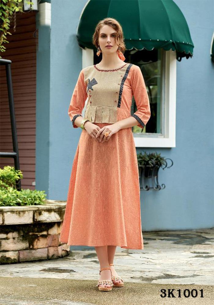 LATEST HEAVY KHADI COTTON KURTI