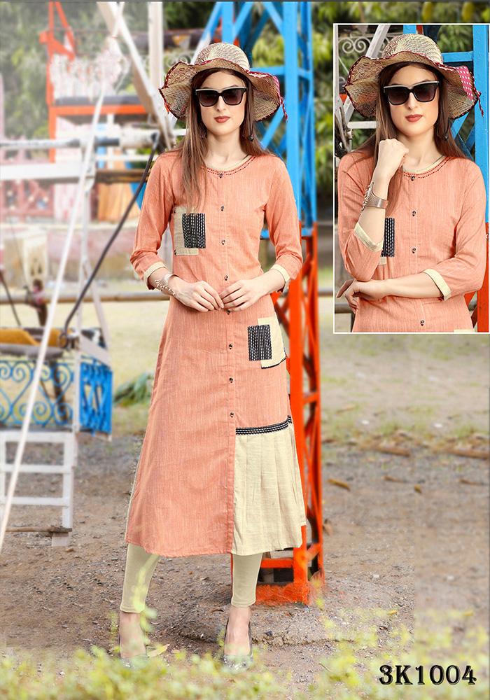 STYLESH HEAVY KHADI COTTON KURTI