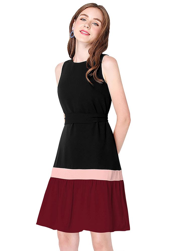 Latest Streachable Black Party Wear Top