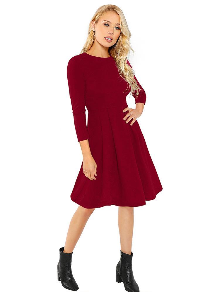 Latest Streachable Maroon Party Wear Top